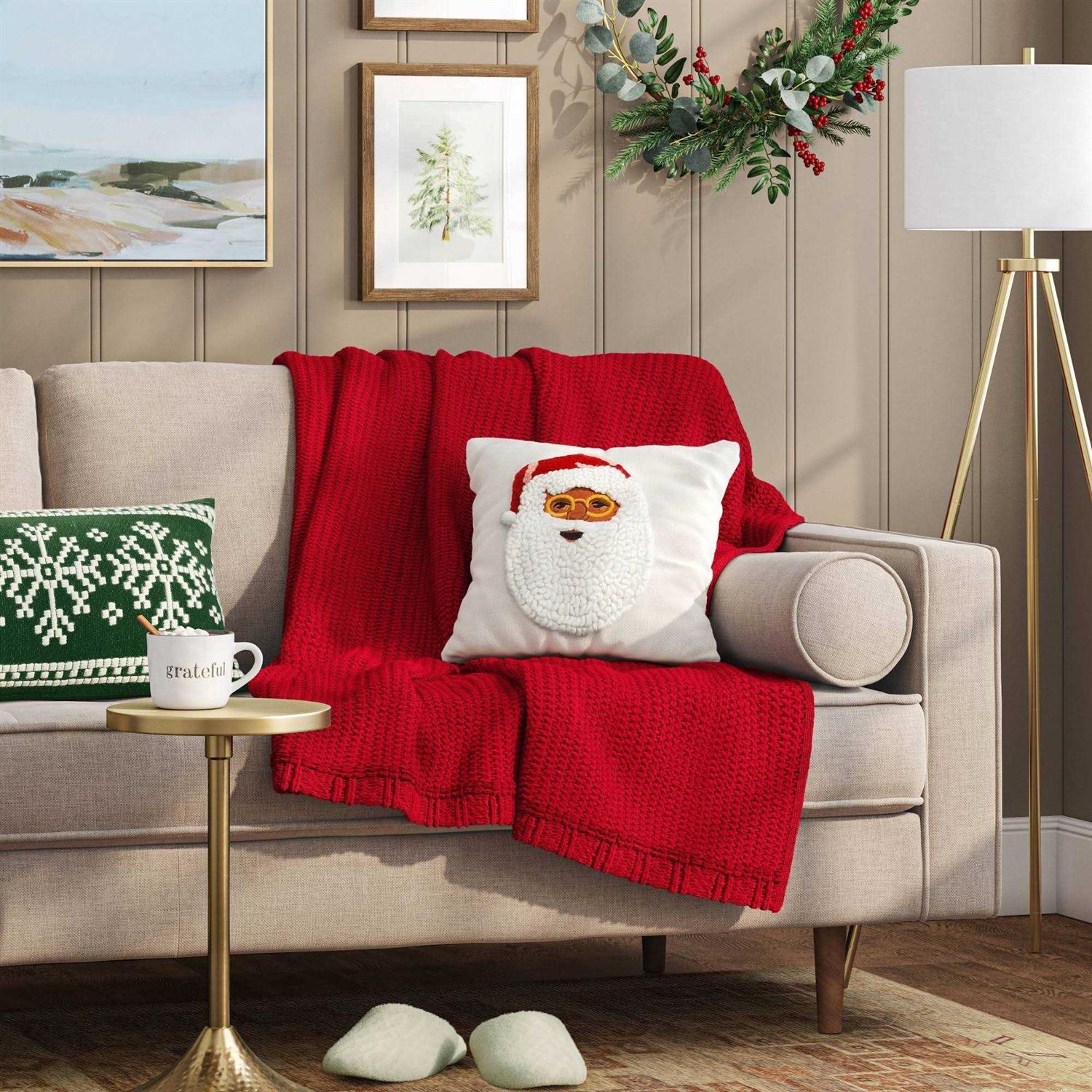 Threshold Solid Chenille Knit Throw Blanket - Image 5