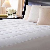 Slumber Rest Premium Quilted Heated Electric Mattress Pad Box Pattern SC7