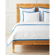 Serena & Lily Border Frame Sateen Duvet