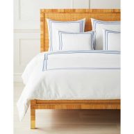Serena & Lily Border Frame Sateen Duvet