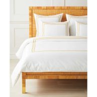 Serena & Lily Border Frame Sateen Duvet