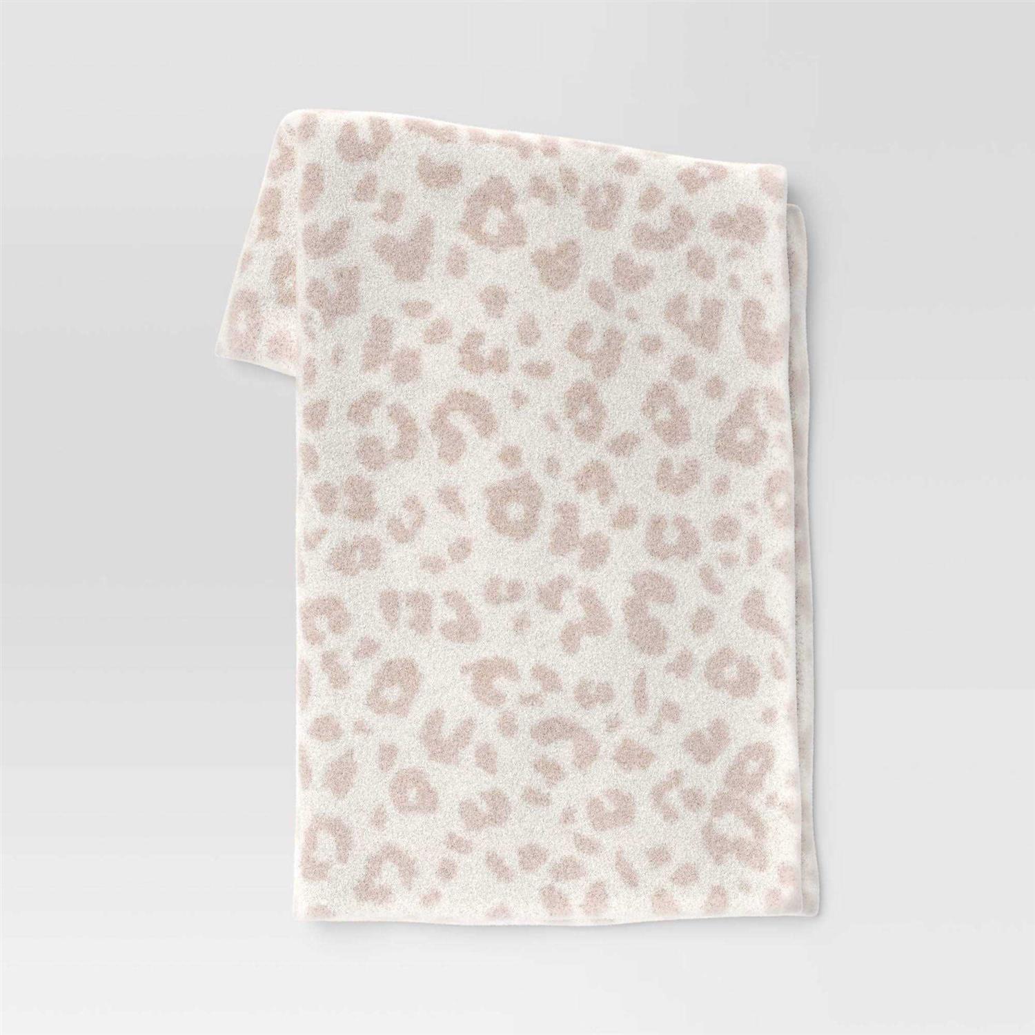 Threshold Cozy Feathery Knit Throw Blanket