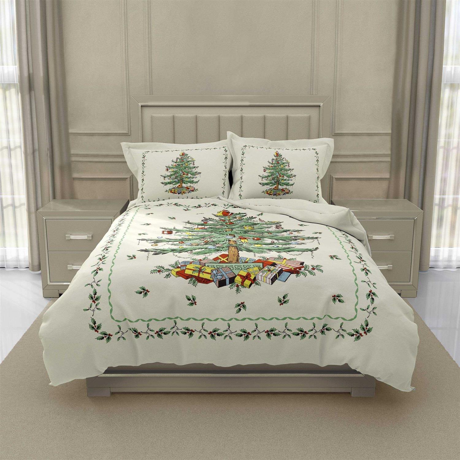 Spode Christmas Tree Comforter Set