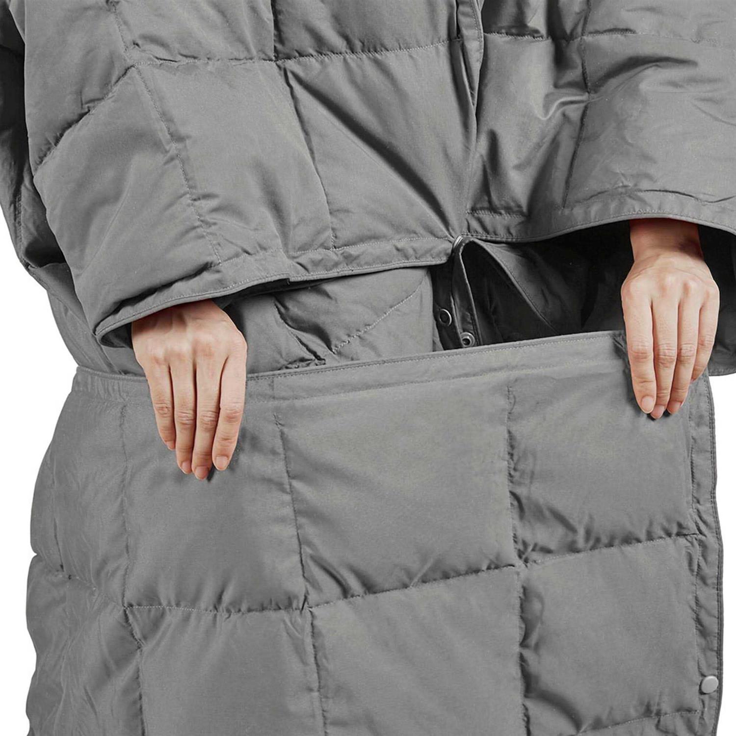 True North by Sleep Philosophy Hadly Goose Feather Down Wearable Throw - Image 5