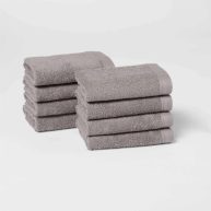 Room Essentials 8pc Antimicrobial Washcloth Set