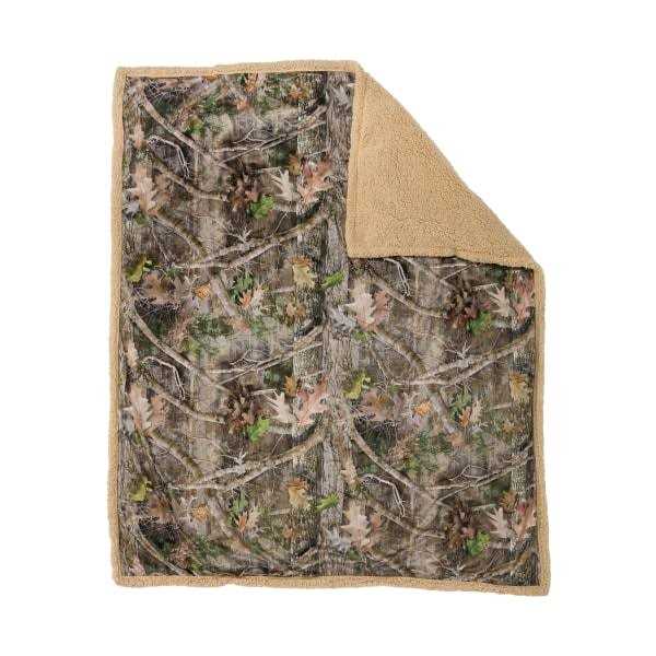 TrueTimber Camo Print Reversible Throw
