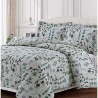 Tribeca Living 170-gsm Cotton Flannel Printed Oversized Duvet Set