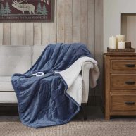 Woolrich Heated Plush to Berber Throw
