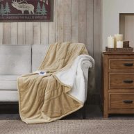Woolrich Heated Plush to Berber Throw