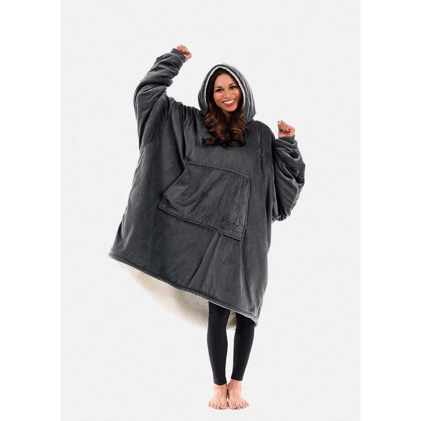 The Comfy Original Oversized Microfiber & Sherpa Wearable Blanket - Image 2