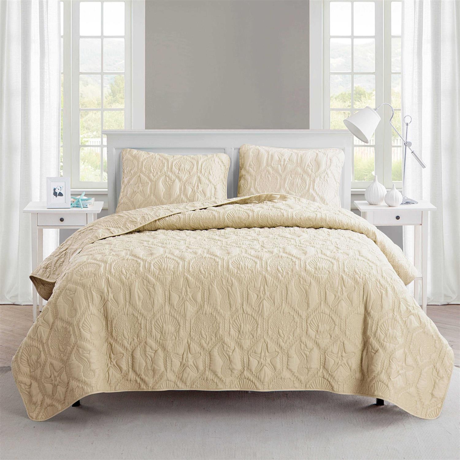 Vcny Home Shore 3 Piece Quilt Set