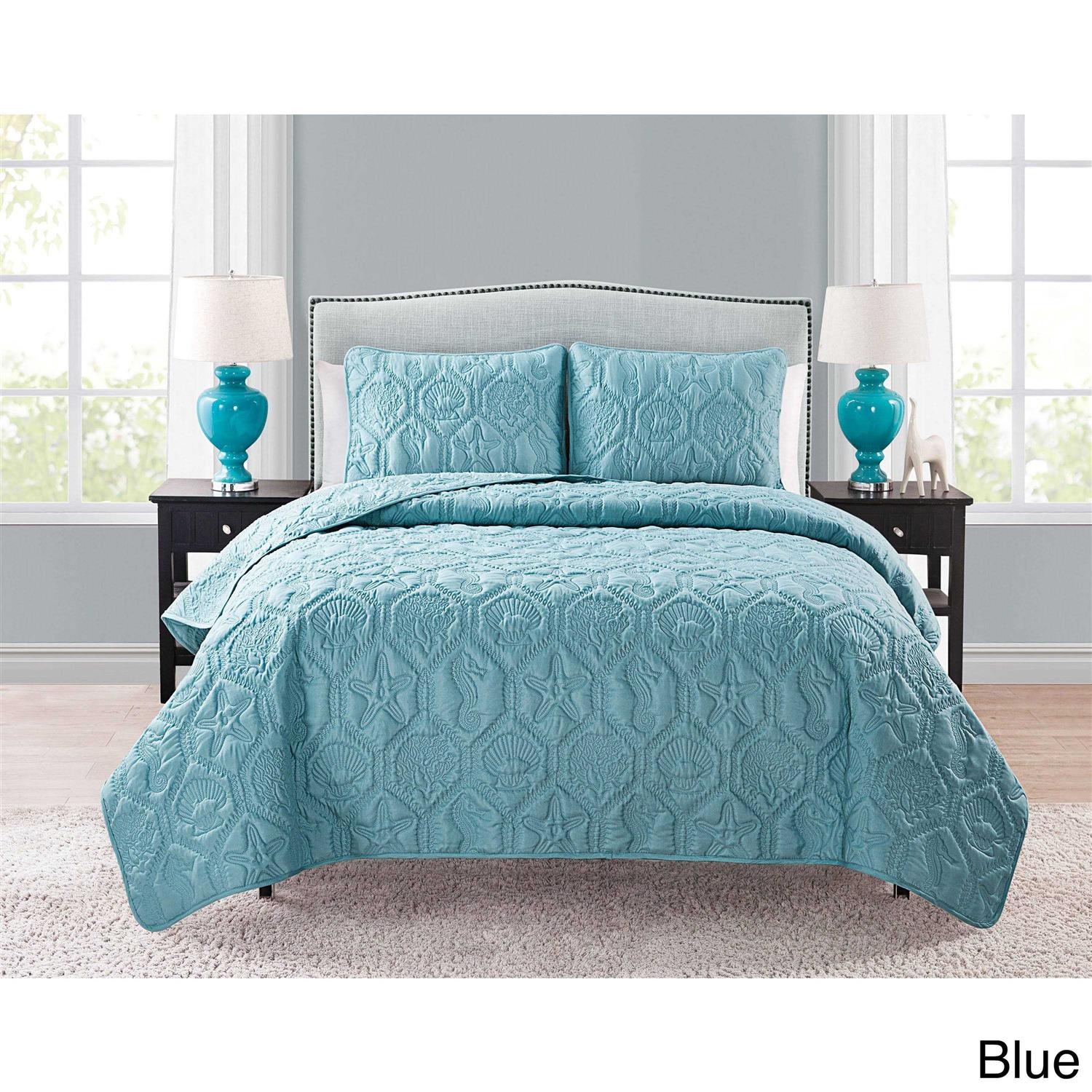 Vcny Home Shore 3 Piece Quilt Set
