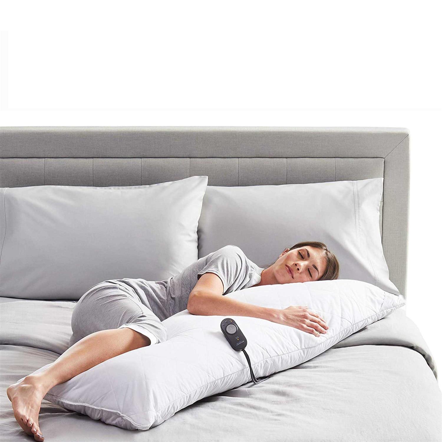Sunbeam Heated 54 Body Pillow with Temperature Controller - Image 4