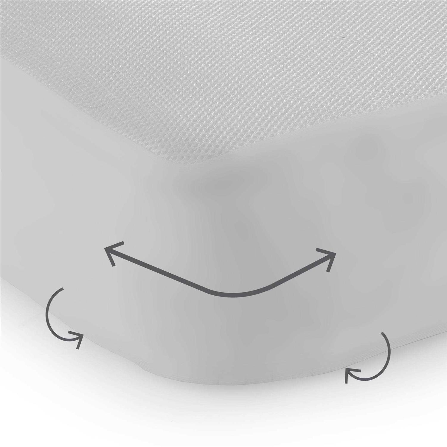Sealy FreshFlow Breathable Waterproof Crib Mattress Pad - Image 5