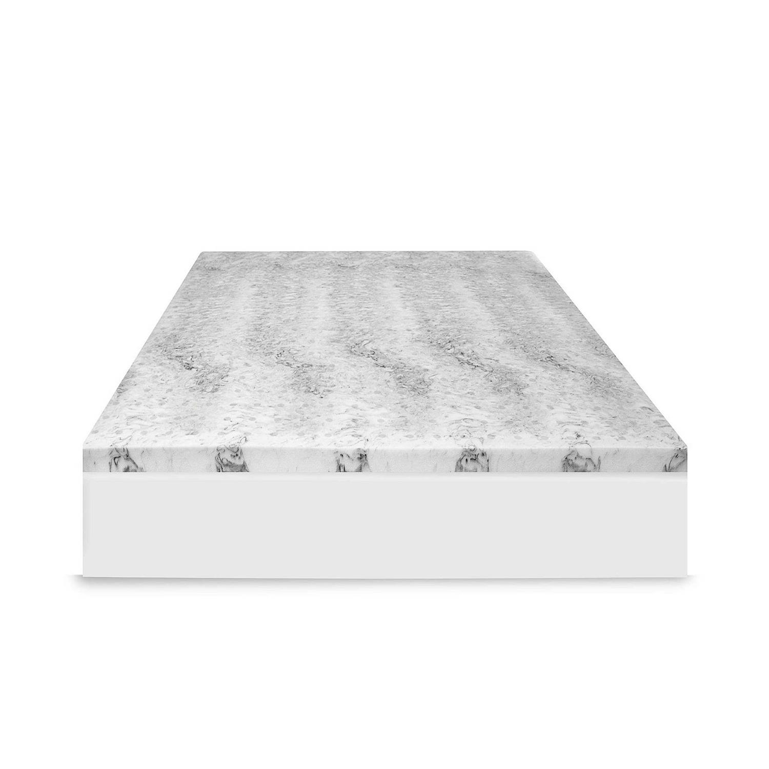 SensorPEDIC Bamboo Charcoal Infused Memory Foam Mattress Topper - Image 5