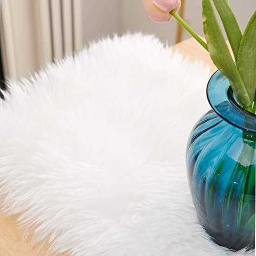 Table Runner Thanksgiving Modern Small White Fur Table Party Birthday Christmas Friendsgiving Wedding Dinning Table - Image 5