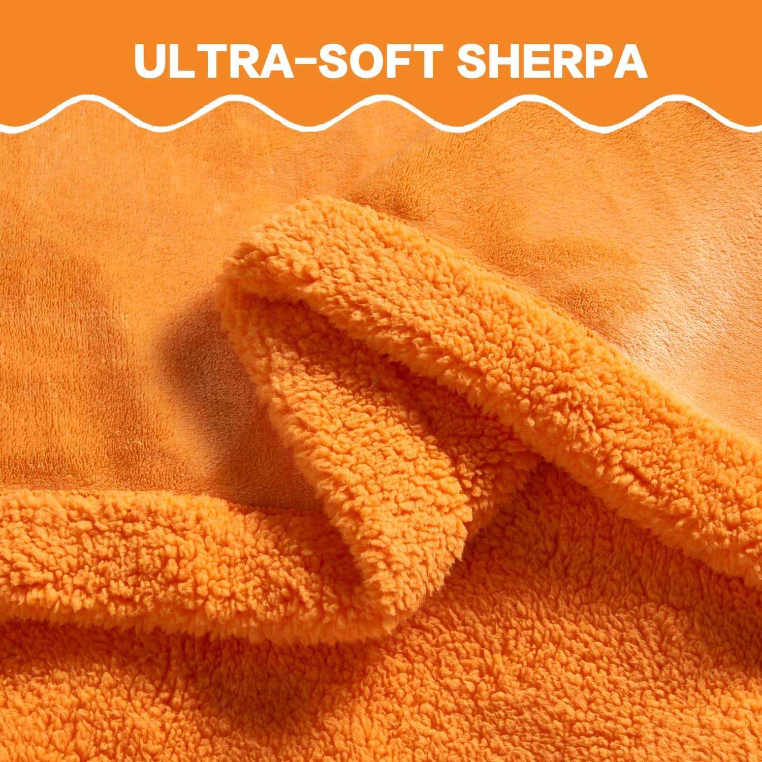 XTHHOA Kids Blanket 3D Cartoon Embroidered Sherpa Blanket Plush Warm for Boys Girls - Image 3