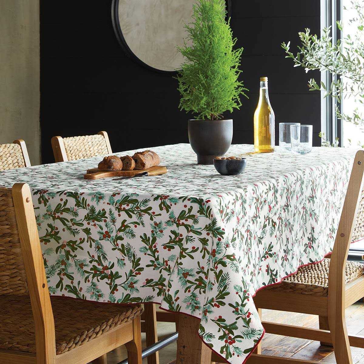 Threshold Holiday Christmas Berries Tablecloth - Image 2