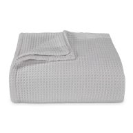 Vera Wang Waffleweave Cotton Blanket