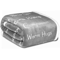 WOLF CREEK BLANKET Compassion Blanket Blanket Strength Courage Super Soft Warm Hugs