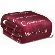 WOLF CREEK BLANKET Compassion Blanket Blanket Strength Courage Super Soft Warm Hugs