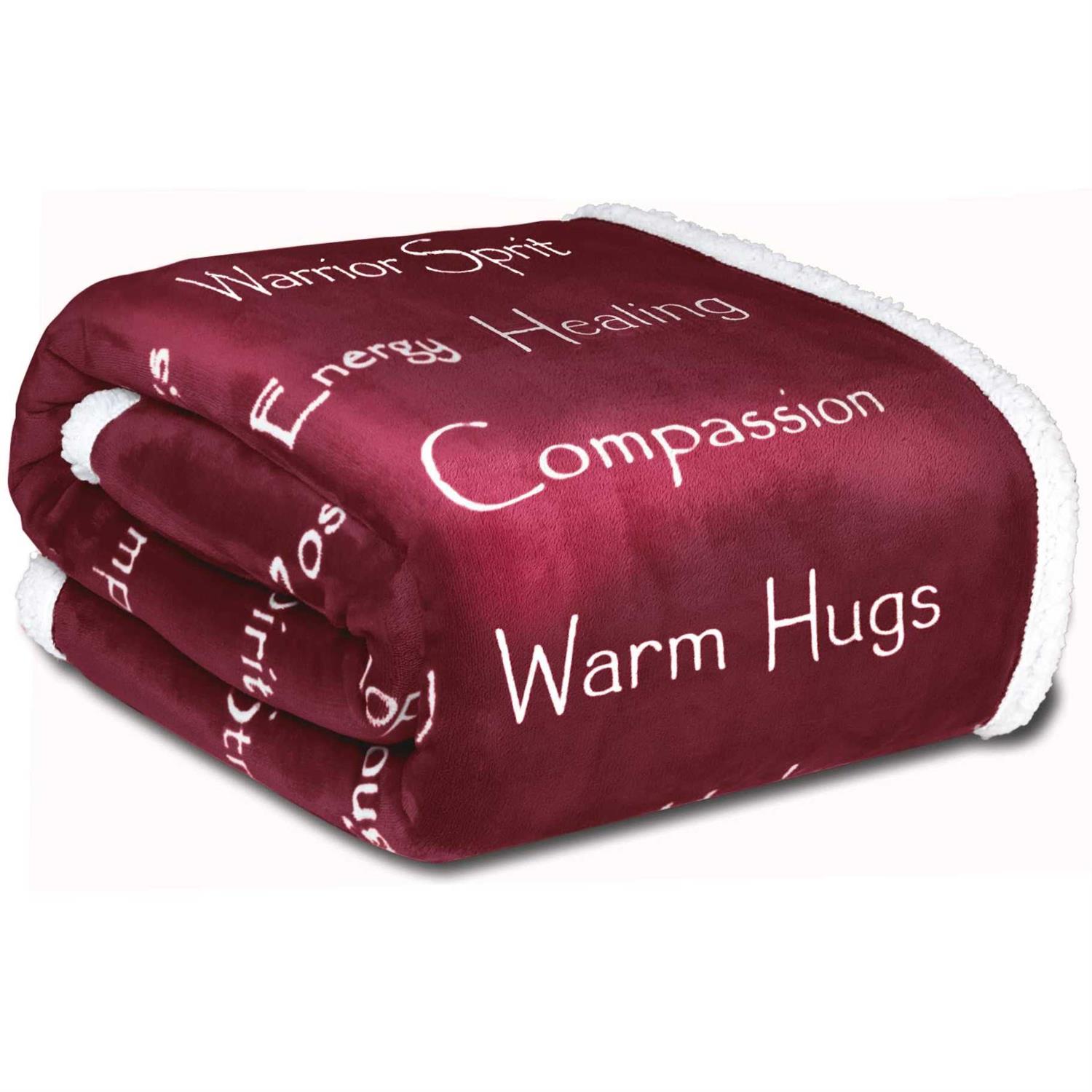 WOLF CREEK BLANKET Compassion Blanket Blanket Strength Courage Super Soft Warm Hugs