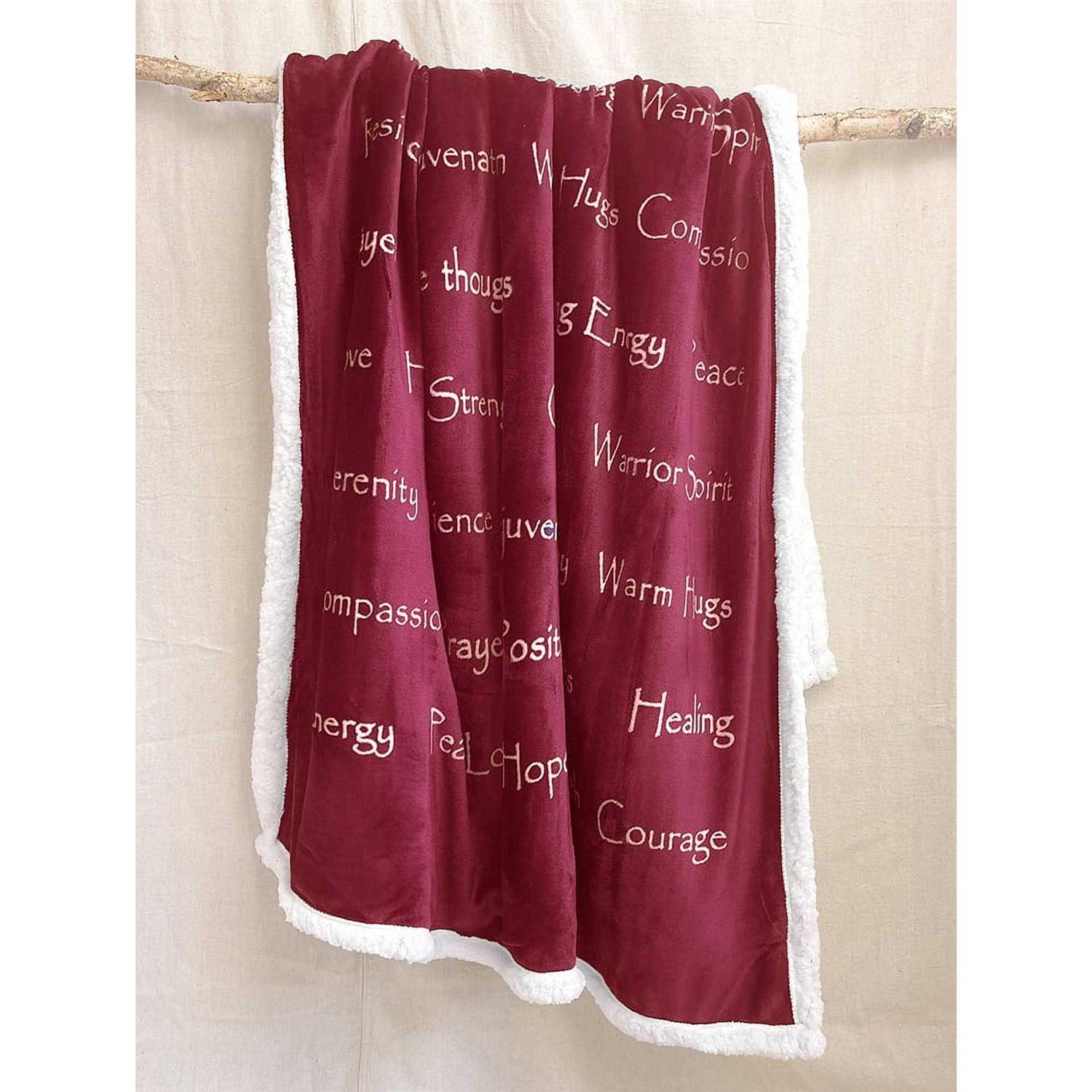 WOLF CREEK BLANKET Compassion Blanket Blanket Strength Courage Super Soft Warm Hugs - Image 5