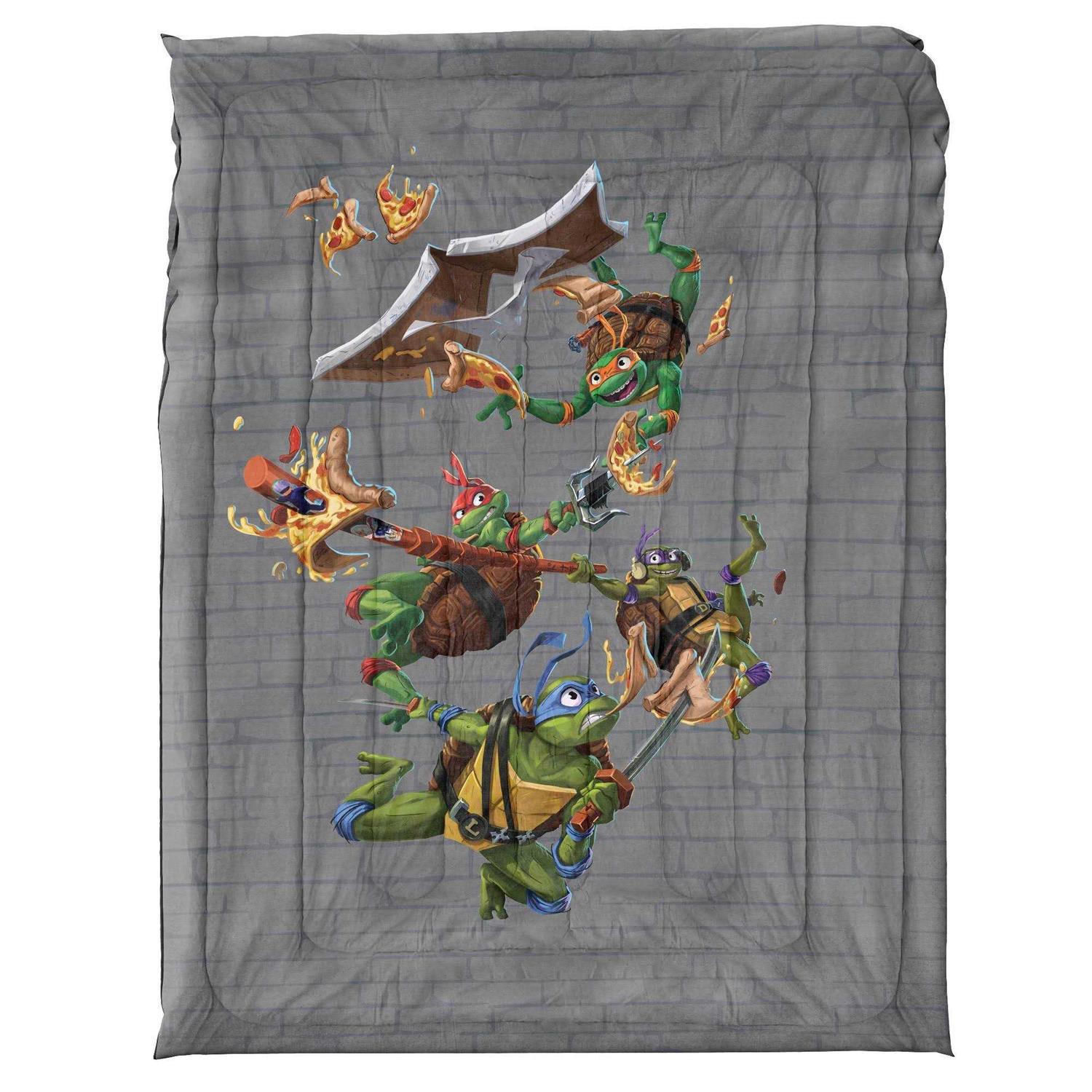 Teenage Mutant Ninja Turtles Kids’ Character Comforter Twin Kids’ Unisex - Image 2