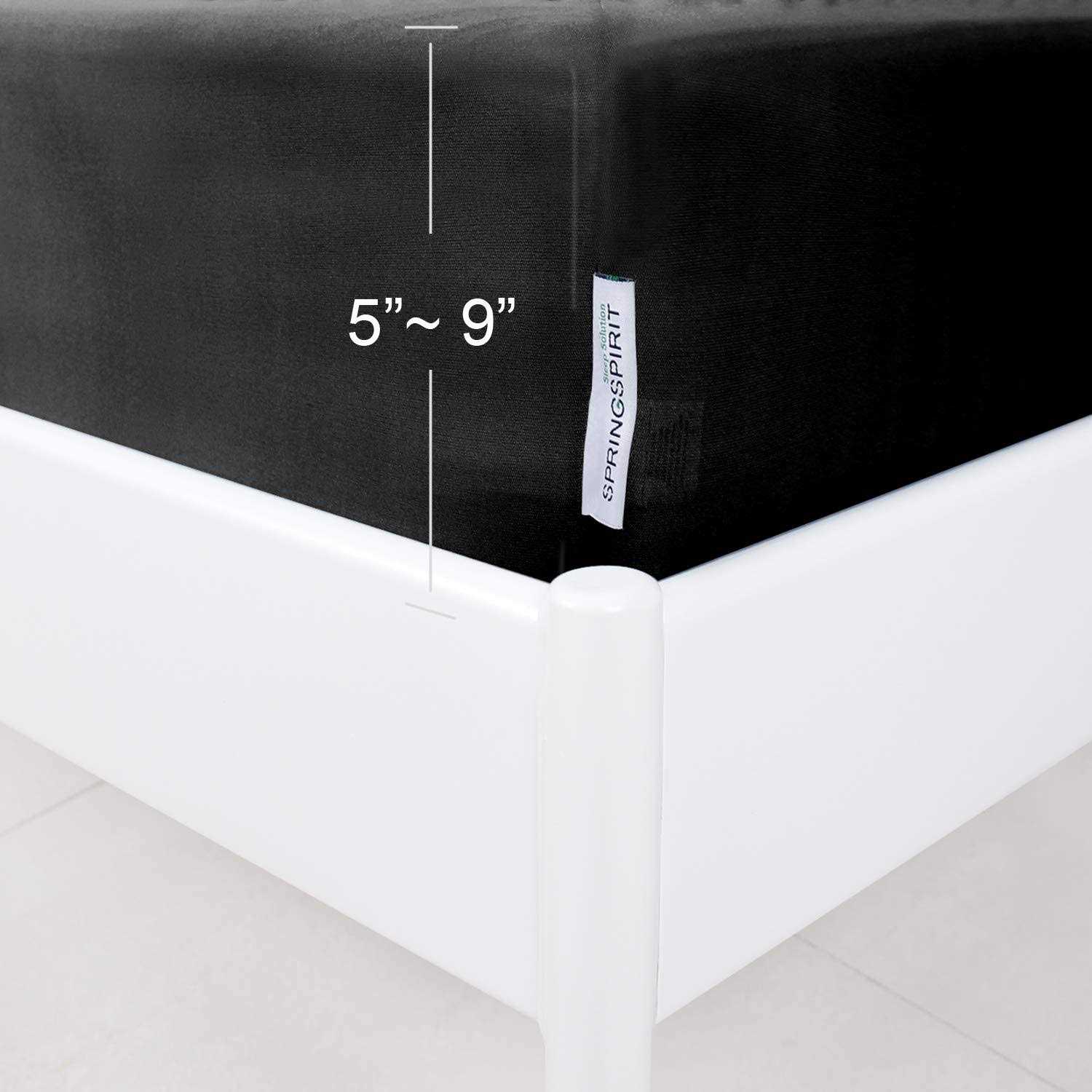 SPRINGSPIRIT Box Spring Cover King Size with Smooth and Elastic Woven Material - Image 3