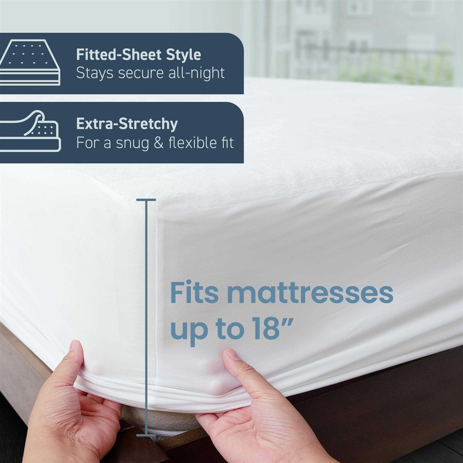 Saferest Hypoallergenic Waterproof Mattress Protector - Image 3