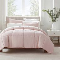 Serta Simply Clean Antimicrobial 3 Piece Comforter Set