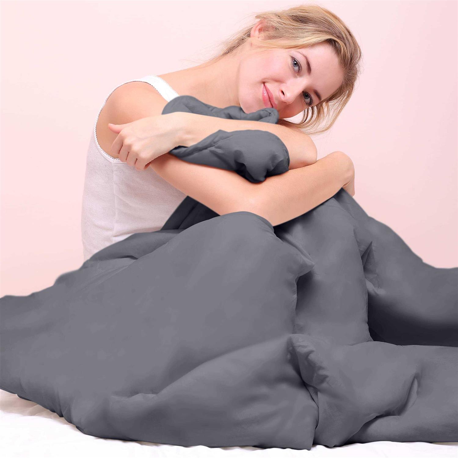 Utopia Bedding Duvet Cover Size Set 1 Duvet Cover with 2 Pillow Shams - Image 2