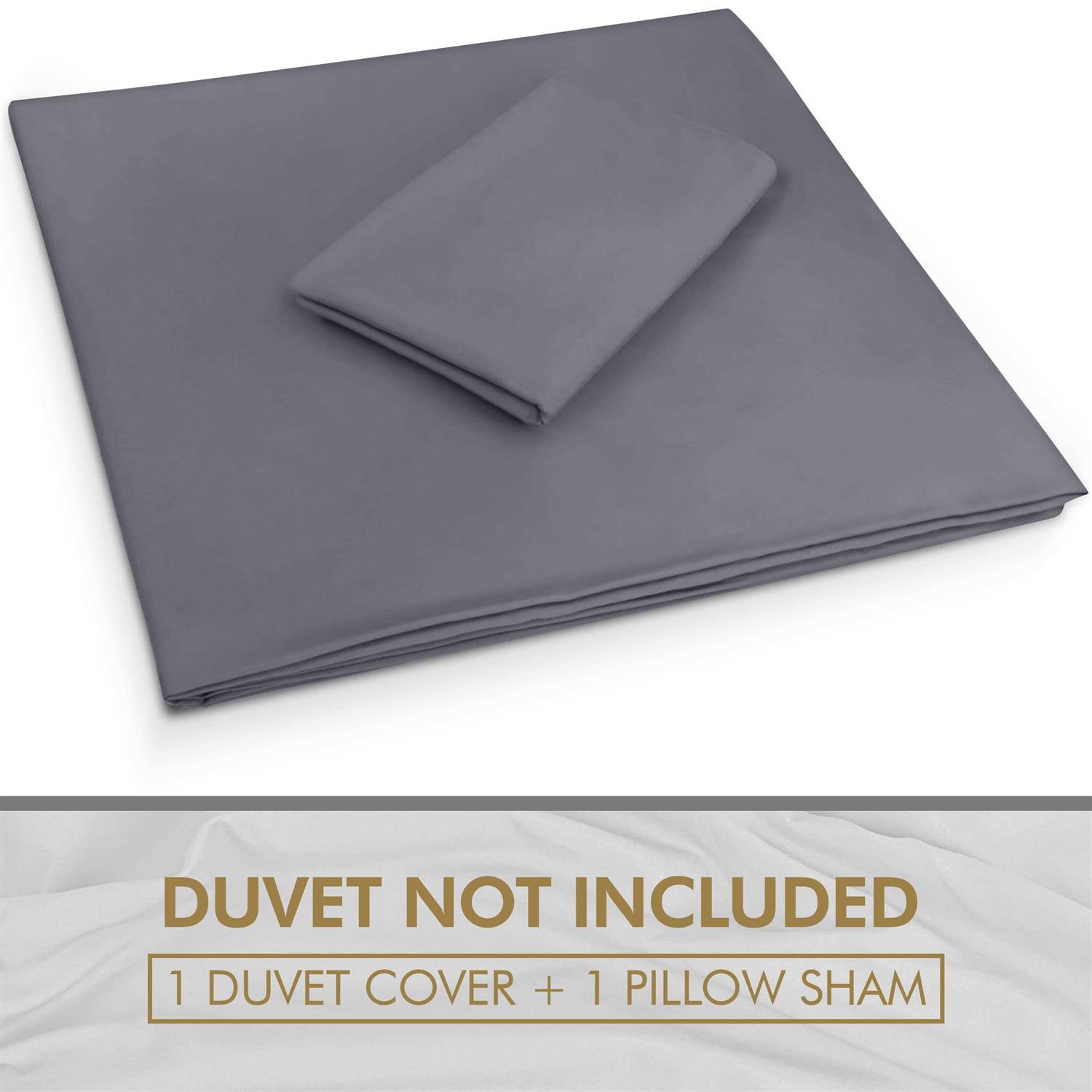 Utopia Bedding Duvet Cover Size Set 1 Duvet Cover with 2 Pillow Shams - Image 4