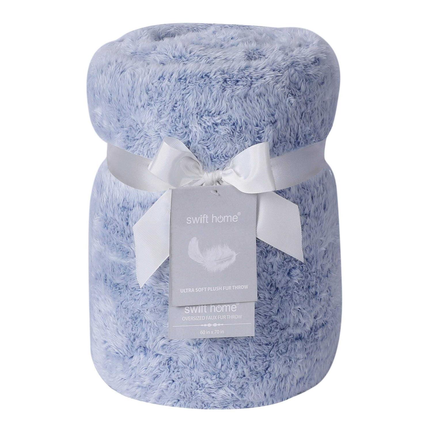 Swift Home Oversized Plush Faux Fur Throw - Image 2