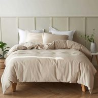 Simple&opulence 100% Linen Duvet Cover Set French Washed Flax Soft Bedding