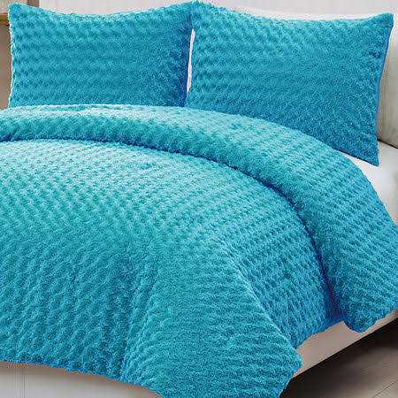 VCNY Rose Fur Comforter Set - Image 2