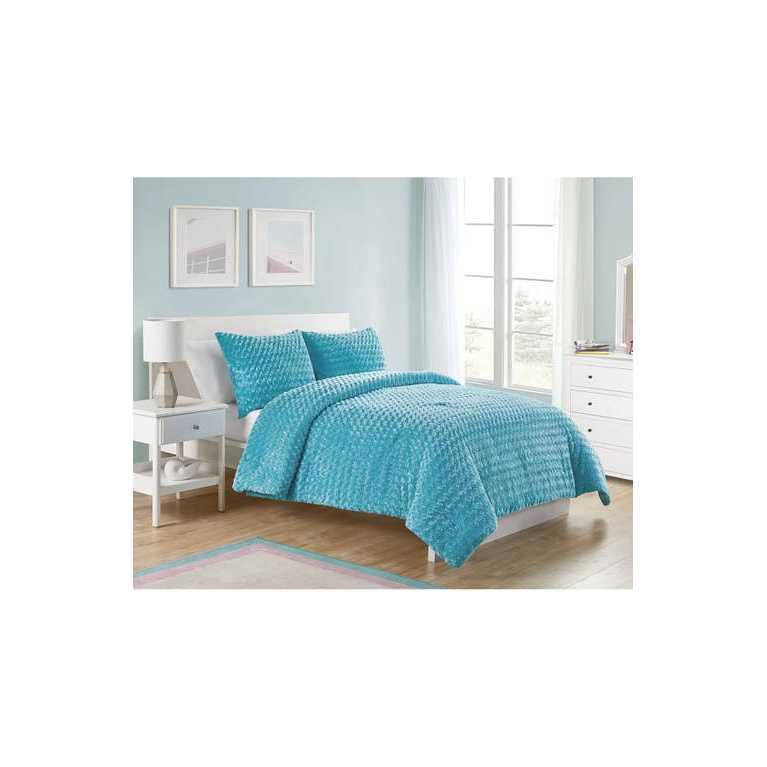 VCNY Rose Fur Comforter Set - Image 3