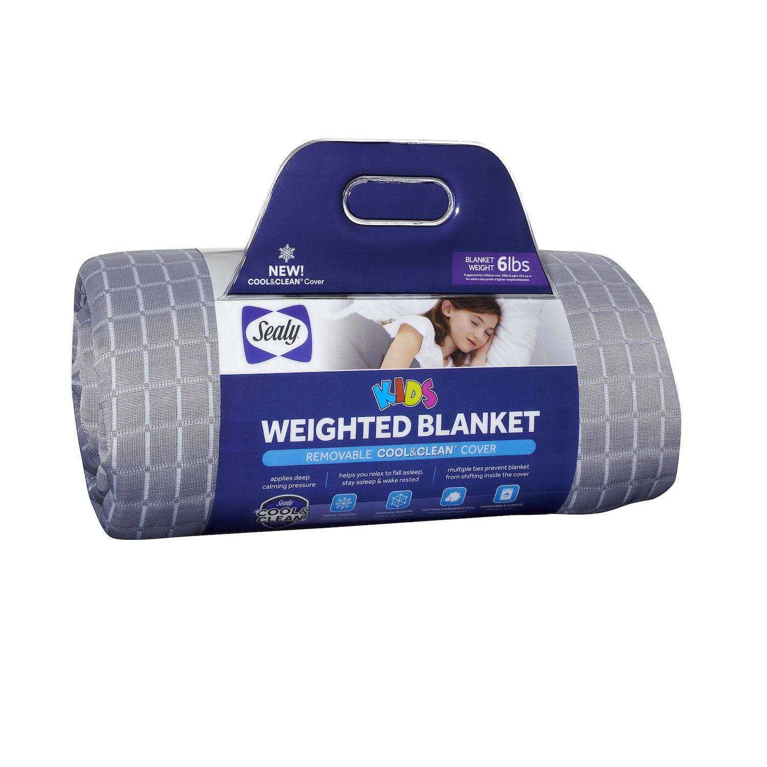 Sealy Weighted Blanket with Removable Cool and Clean COVER - Image 2