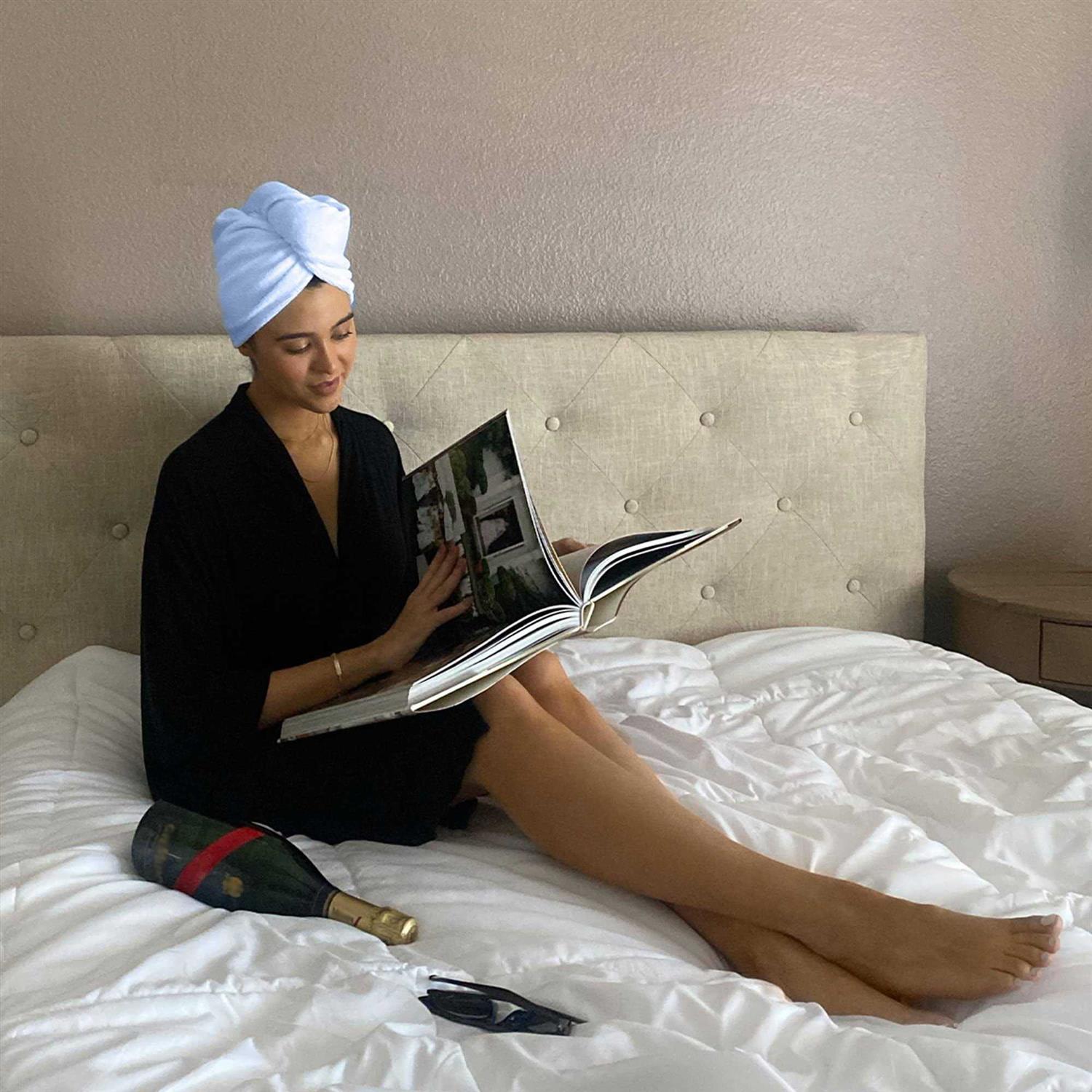 Turbie Twist Microfiber Hair Towel Wrap and - Image 3