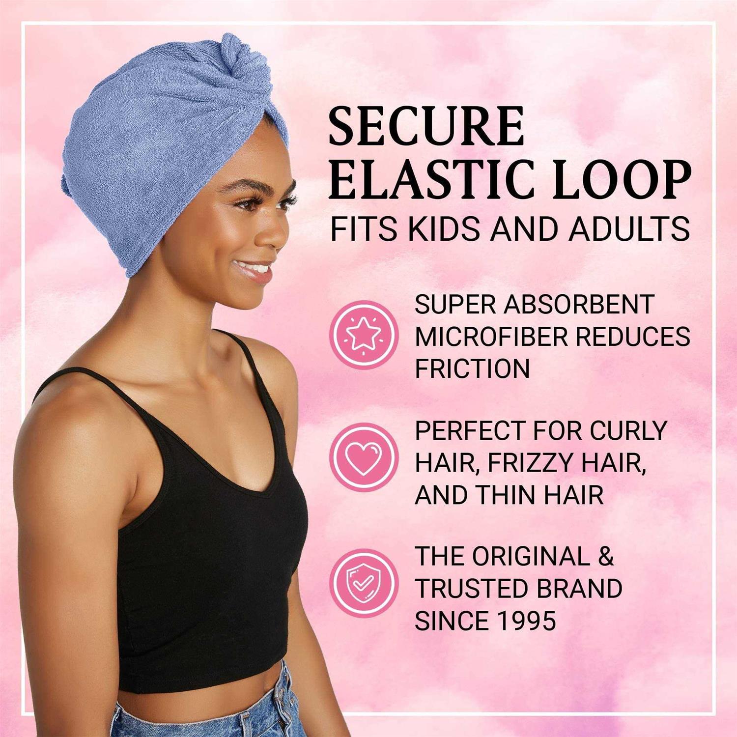 Turbie Twist Microfiber Hair Towel Wrap and - Image 4