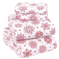 Sleepdown 100% Cotton Flannel Sheets Super Soft Heavyweight Double Brushed