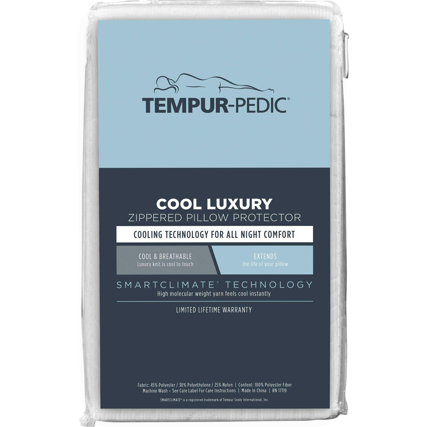Tempur-Pedic Cool Luxury Zippered Pillow Protector - Image 2