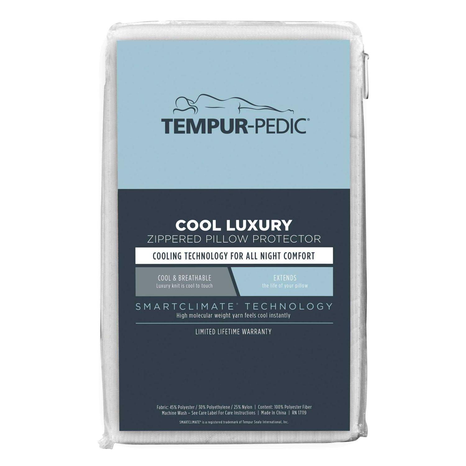 Tempur-Pedic Cool Luxury Zippered Pillow Protector - Image 4
