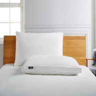 Serta White Goose Feather & Down Fiber Side Sleeper 2-Pack Pillow