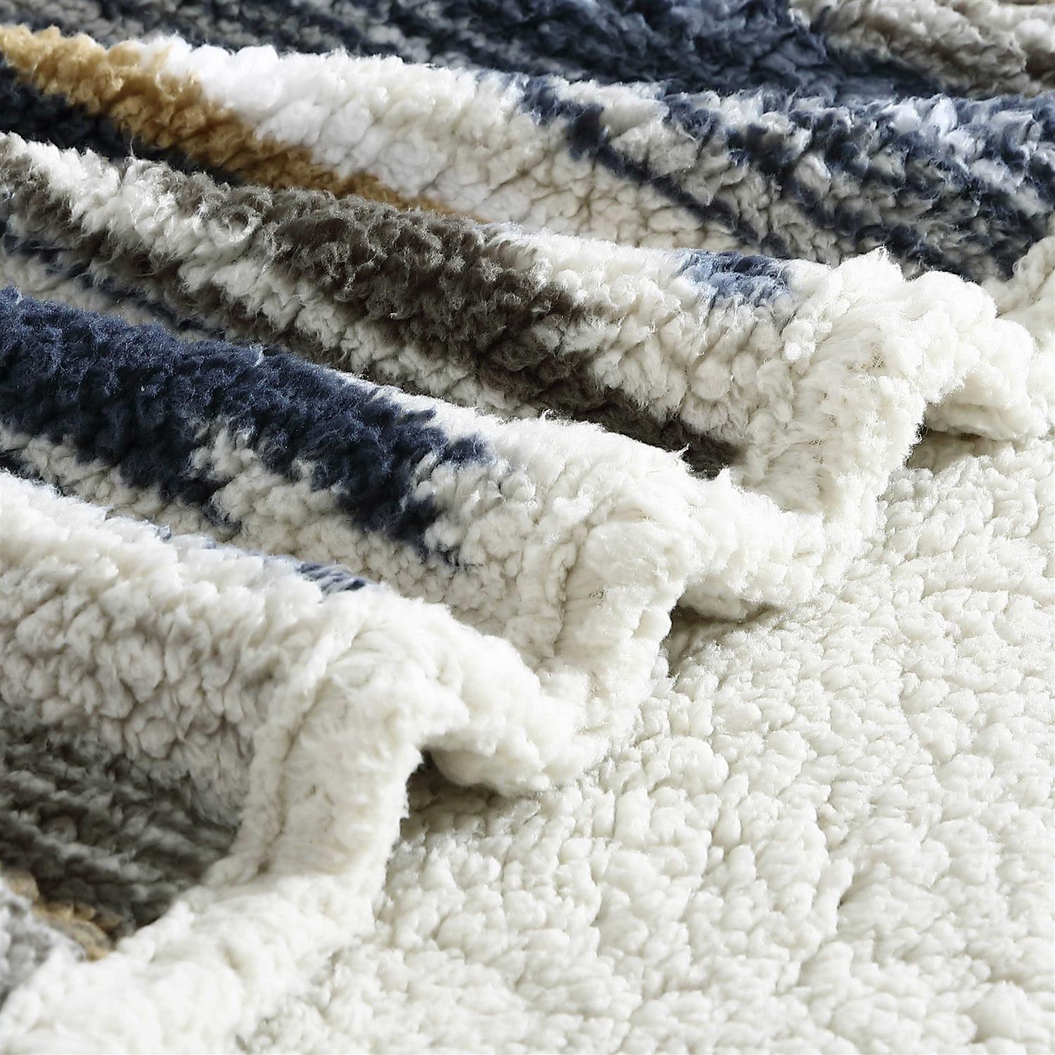 Wrangler Coyote Sands Sherpa 60×50 Throw Blanket - Image 2