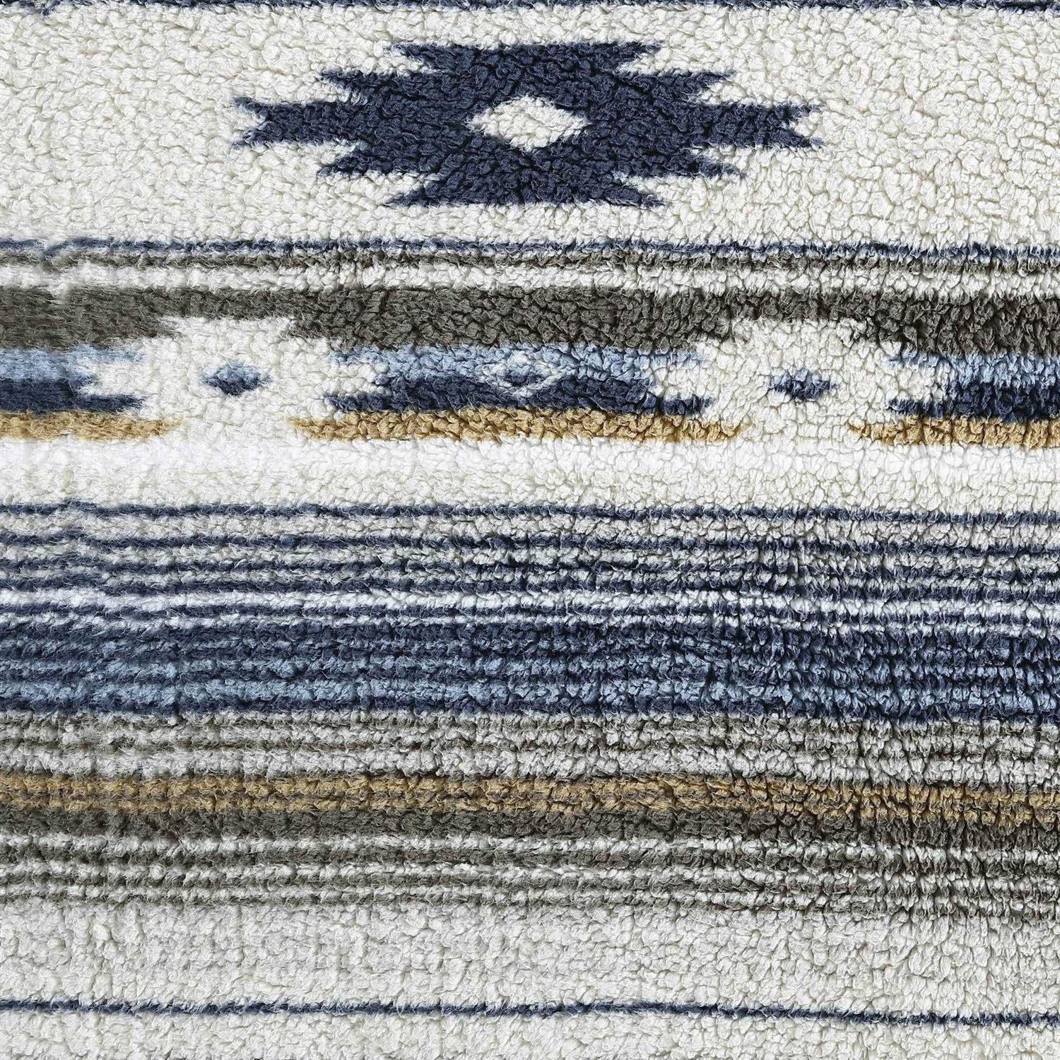 Wrangler Coyote Sands Sherpa 60×50 Throw Blanket - Image 3