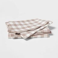 Threshold 4pk Cotton Gingham Napkins