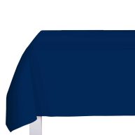 Spritz Solid Table Cover Navy Blue