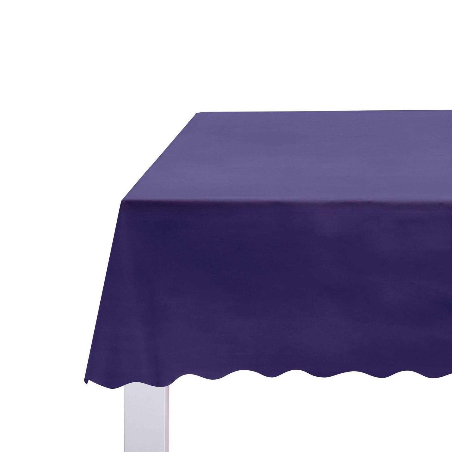 Spritz Solid Table Cover Navy Blue - Image 5
