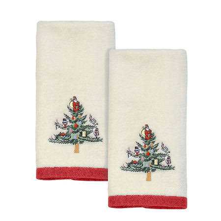 Spode Christmas Tree Hand Towel - Image 4